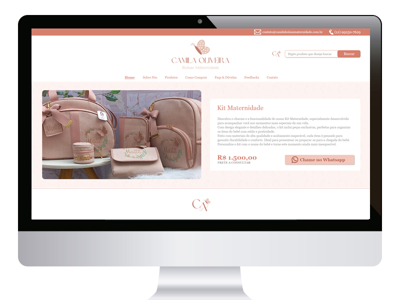 https://webdesignerpiracicaba.com.br/ - Camila Oliveira Bolsas Maternidade